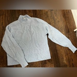 Light baby blue turtle neck sweater